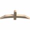 Ekena Millwork Bellingham Rough Sawn Timber Gable Bracket, Douglas Fir, 48"W x 16"H x 4"D x 4"F, 8/12 Pitch GBW048X16X0404BEL00RDF - alternate 5